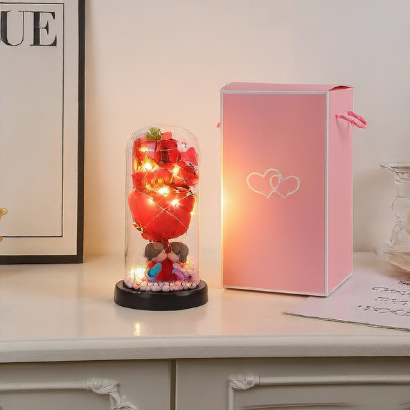 Bouquet soap flower night light